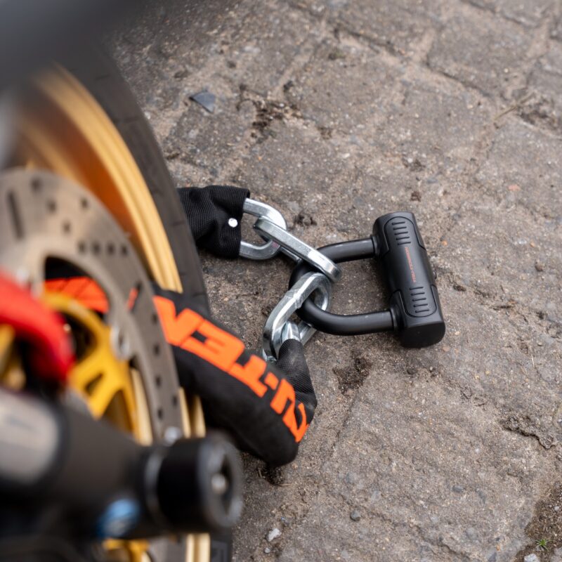 12mm x 1.5m High Security Motorcycle Chain Lock - Image 2